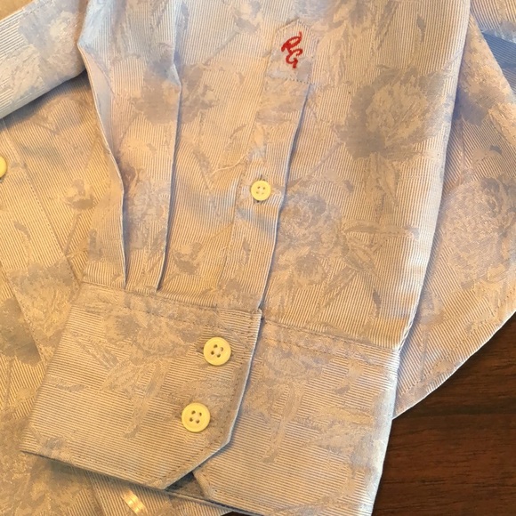 Robert Graham Egyptian cotton classic relaxed fit button down long sleeve shirt - Picture 9 of 11